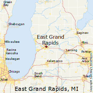 East_Grand_Rapids,Michigan Map