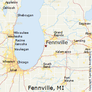 Fennville,Michigan Map