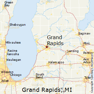 Grand_Rapids,Michigan Map