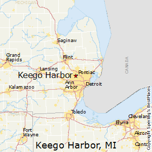 Keego_Harbor,Michigan Map