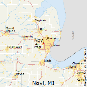 Novi,Michigan Map