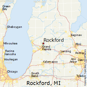 Rockford,Michigan Map