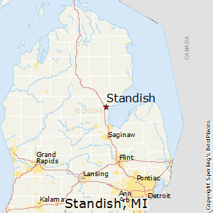 Map Of Standish Michigan Best Places To Live In Standish, Michigan