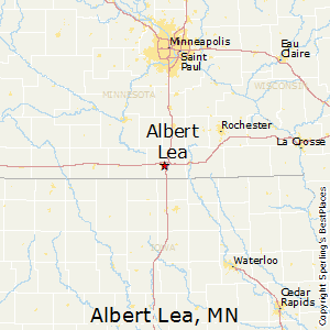 Albert_Lea,Minnesota Map