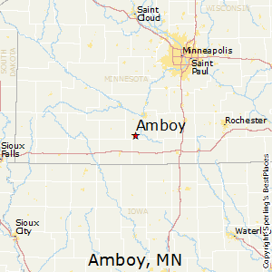 Amboy,Minnesota Map