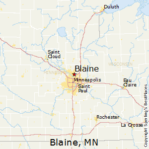 Map Of Blaine Minnesota | Tour Map