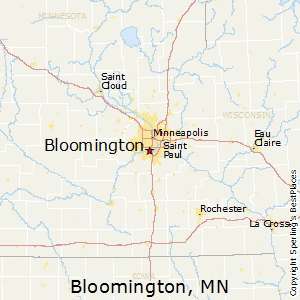 Bloomington,Minnesota Map
