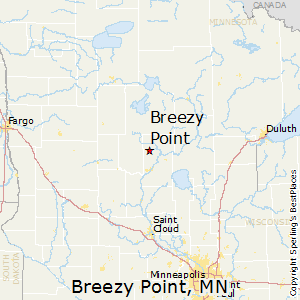 Map Of Breezy Point Mn Best Places To Live In Breezy Point, Minnesota