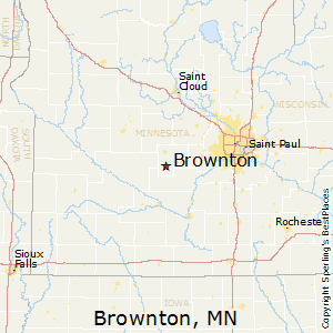 Brownton,Minnesota Map