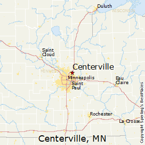 Centerville,Minnesota Map
