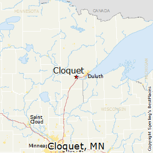 Cloquet,Minnesota Map
