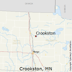 Crookston,Minnesota Map