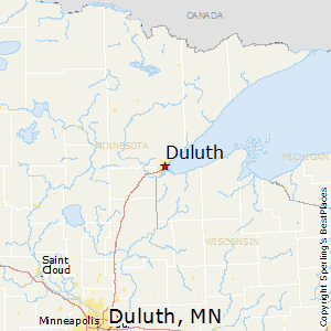 Duluth,Minnesota Map