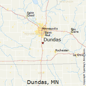 Dundas,Minnesota Map