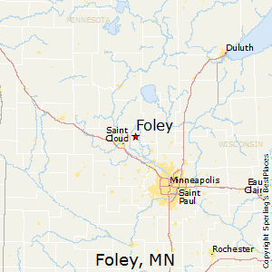 Foley,Minnesota Map