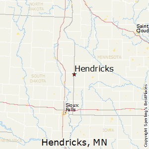 Hendricks,Minnesota Map