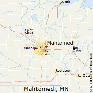 Mahtomedi,Minnesota Map