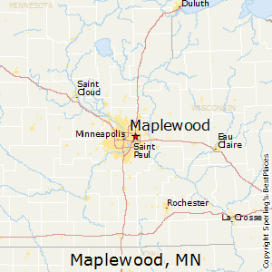 Maplewood,Minnesota Map