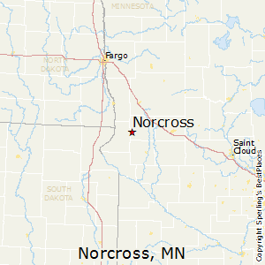 Norcross,Minnesota Map