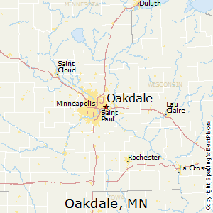 Oakdale,Minnesota Map