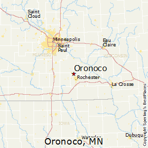 Oronoco,Minnesota Map