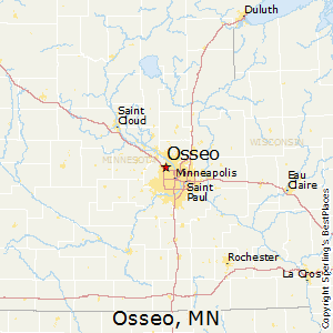 Osseo,Minnesota Map