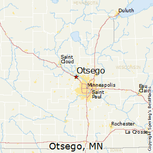 Otsego,Minnesota Map