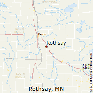 Rothsay,Minnesota Map