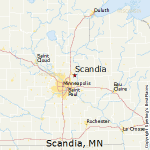 Scandia,Minnesota Map