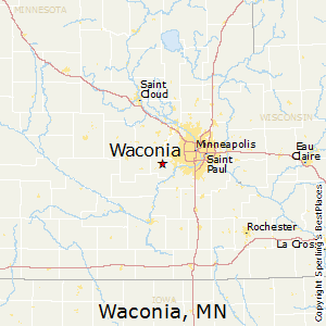 Waconia,Minnesota Map