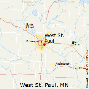 West St. Paul, Minnesota Street Map 2769700