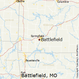 Battlefield,Missouri Map