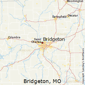 Bridgeton,Missouri Map