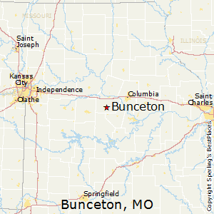 Bunceton,Missouri Map
