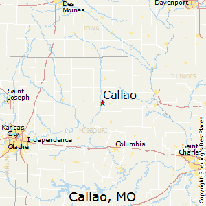 Callao,Missouri Map