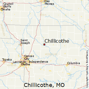 Chillicothe,Missouri Map