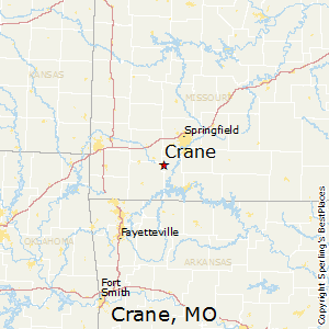 Crane,Missouri Map
