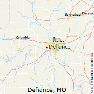 Defiance,Missouri Map