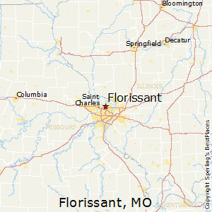 Florissant,Missouri Map