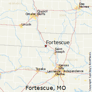 Fortescue,Missouri Map