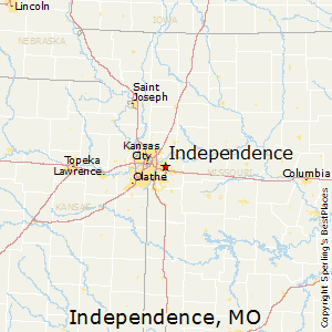 Independence,Missouri Map
