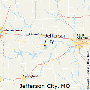 Jefferson_City,Missouri Map