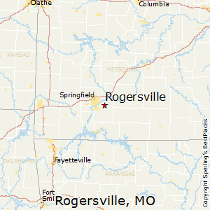 Rogersville,Missouri Map