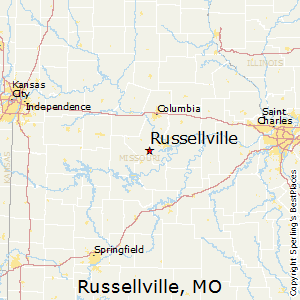 Russellville,Missouri Map