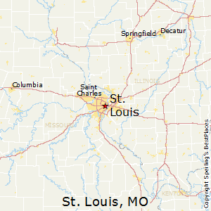 St_Louis,Missouri Map