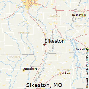 Sikeston,Missouri Map