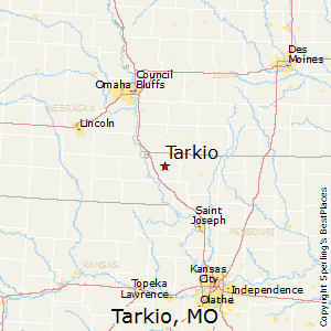 Tarkio,Missouri Map