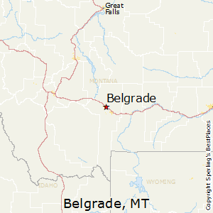 Belgrade,Montana Map