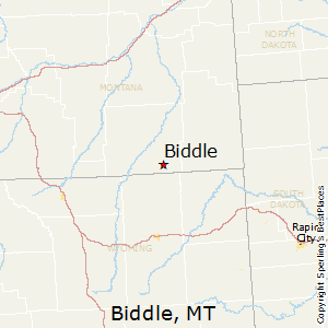 Image result for biddle montana map