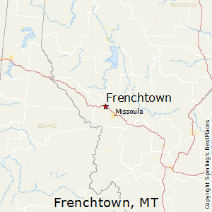 Frenchtown,Montana Map
